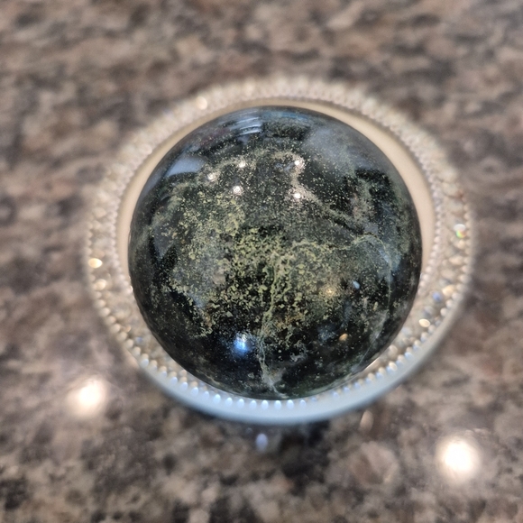 None Other - Natural Jasper Crystal Sphere Orb #2